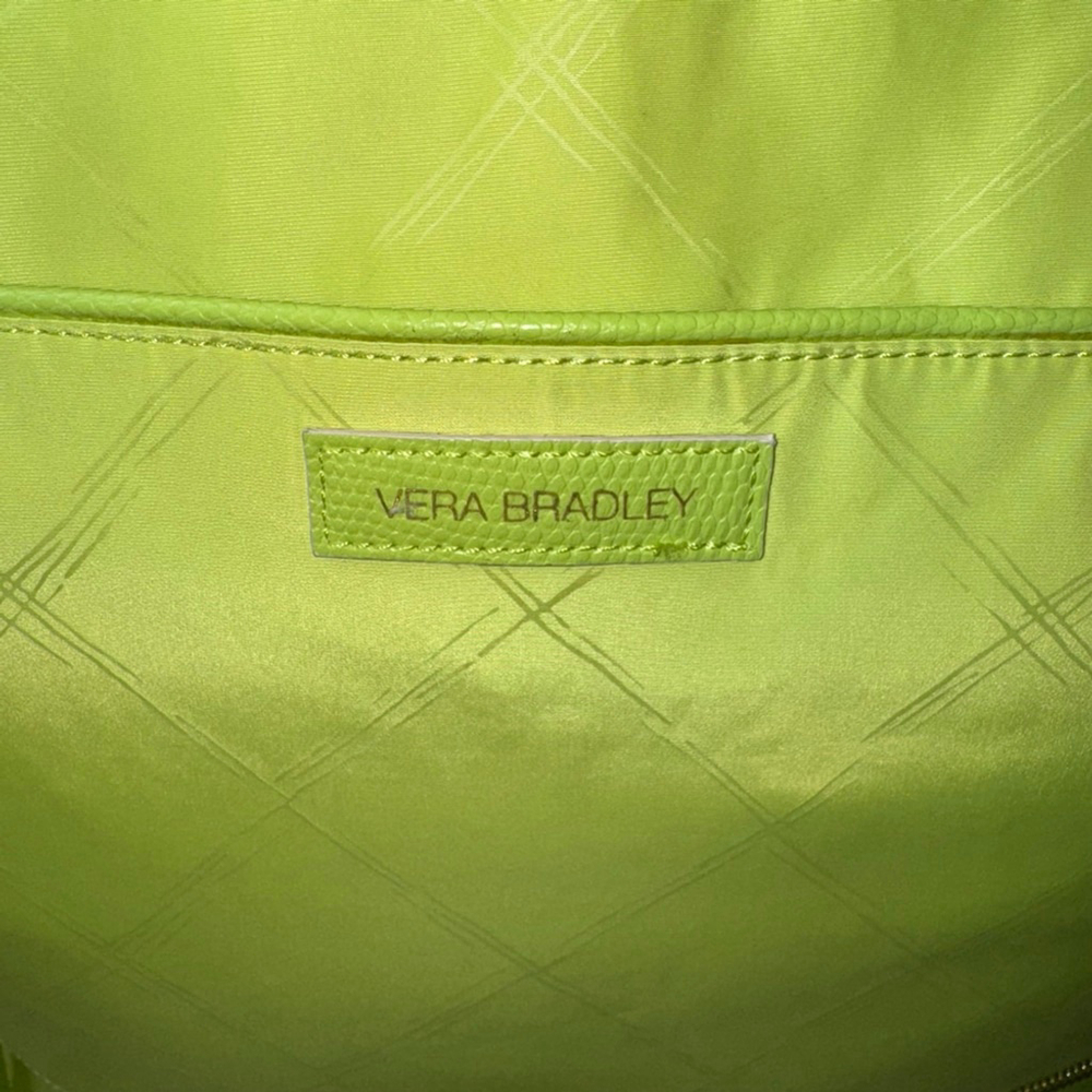 Women's Vera Bradley Lime Green Preppy Poly NoSo Tote One Size NWT - Picture 10 of 14